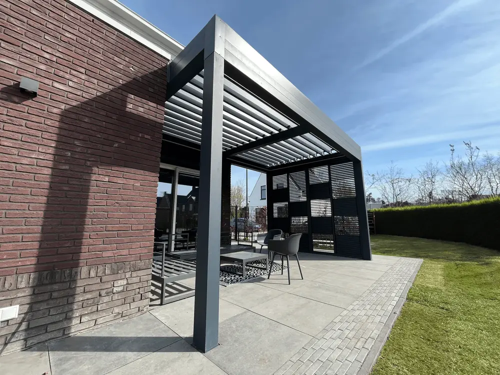Aluminium overkapping